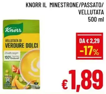A&O Knorr il minestrone/passato/ vellutata offerta