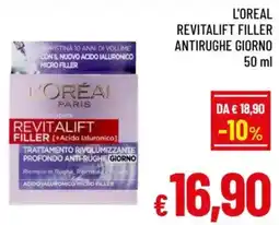 A&O L'oreal revitalift filler antirughe giorno offerta