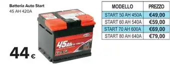 Carrefour Batteria auto start offerta