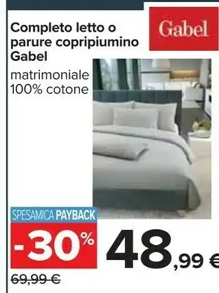 Carrefour Completto letto offerta