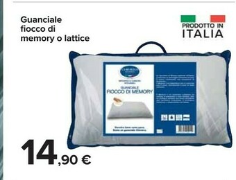 Carrefour Guanciale fiocco di memory o lattice offerta