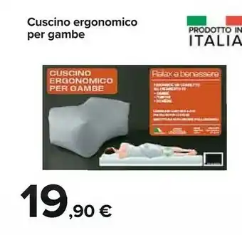 Carrefour Cuscino ergonomico per gambe offerta