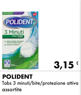 POLIDENT Tabs 3 minuti/bite/protezione attiva