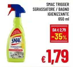 A&O Smac trigger sgrassatore/bagno igienizzante offerta