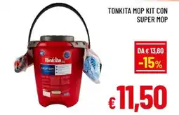 A&O Tonkita mop kit con super mop offerta