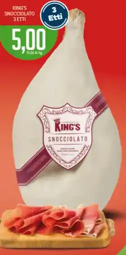 Supermercati Piccolo King's snocciolato 3 etti offerta