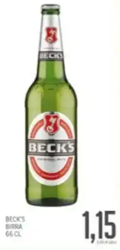 Supermercati Piccolo Beck's birra offerta