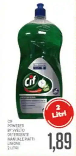 Supermercati Piccolo Cif powered by svelto detergente manuale piatti limone offerta