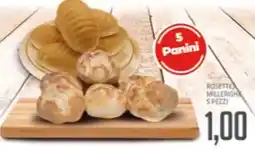 Supermercati Piccolo Rosette millerigh 5 pezzi offerta