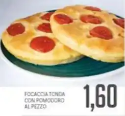 Supermercati Piccolo Focaccia tonda con pomodoro offerta