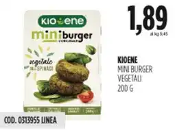 Carico Cash & Carry Kioene mini burger vegetali offerta