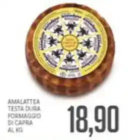 Supermercati Piccolo Amalattea testa dura formaggio di capra offerta
