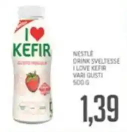 Supermercati Piccolo Nestle drink sveltesse i love kefir offerta