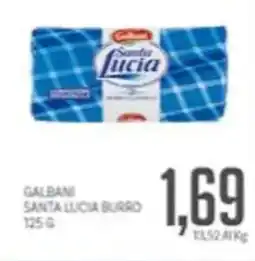 Supermercati Piccolo Galbani santa lucia burro offerta