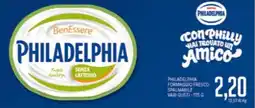 Supermercati Piccolo Philadelphia formaggio fresco spalmabile offerta