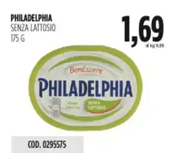 Carico Cash & Carry Philadelphia senza lattosio offerta