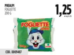 Carico Cash & Carry Prealpi fogliette offerta