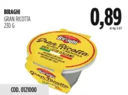 Carico Cash & Carry Biraghi gran ricotta offerta