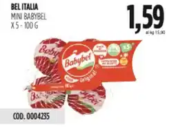 Carico Cash & Carry Bel italia mini babybel offerta