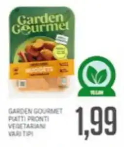 Supermercati Piccolo Garden gourmet piatti pronti vegetarian offerta