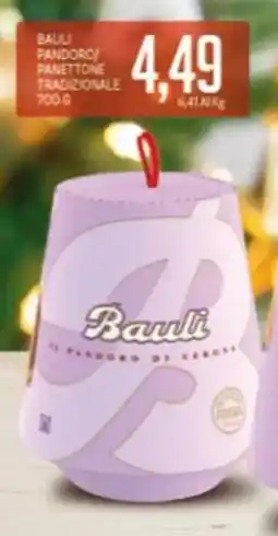 Supermercati Piccolo Bauli pandoro/ panettone tradizionale offerta