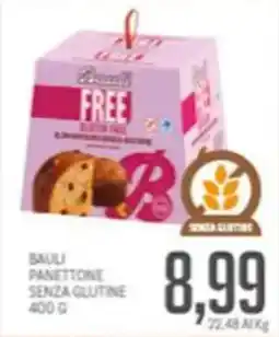 Supermercati Piccolo Bauli panettone senza glutine offerta