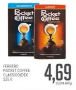 Supermercati Piccolo Ferrero pocket coffee classico/dek offerta