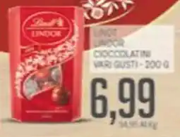 Supermercati Piccolo Lindt lindor cioccolatini offerta