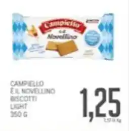 Supermercati Piccolo Campello e il novellino biscotti light offerta