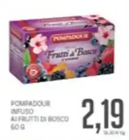 Supermercati Piccolo Pompadour infuso ai frutti di bosco offerta