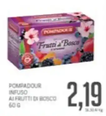 Pompadour infuso ai frutti di bosco