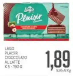 Supermercati Piccolo Lago plaisir cioccolato al latte offerta
