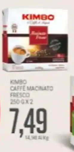Supermercati Piccolo Kimbo caffe macinato fresco offerta