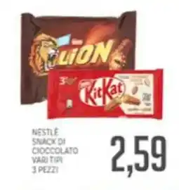 Supermercati Piccolo Nestle snack di cioccolato offerta