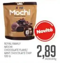 Supermercati Piccolo Royal family mochi chocolate flave/ mint chocolate chip offerta
