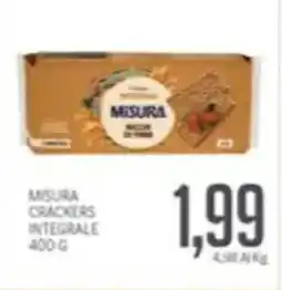 Supermercati Piccolo Misura crackers integrale offerta