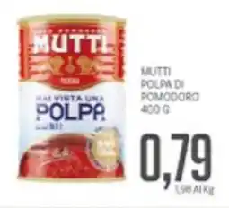 Supermercati Piccolo Mutti polpa di pomodoro offerta