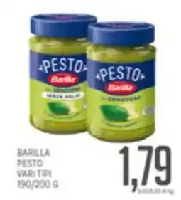 Supermercati Piccolo Barilla pesto offerta