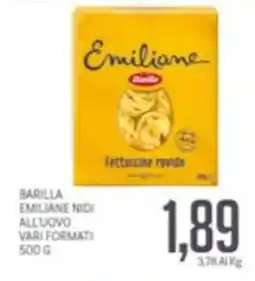 Supermercati Piccolo Barilla emiliane nidi alluovo offerta