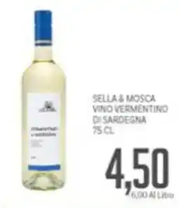 Supermercati Piccolo Sella & mosca vino vermentino di sardegna offerta