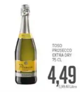 Supermercati Piccolo Toso prosecco extra dry offerta