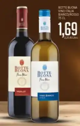 Supermercati Piccolo Botte buona vino italia bianco/rosso offerta