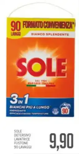 Supermercati Piccolo Sole detersivo lavatrice fustone 90 lavaggi offerta