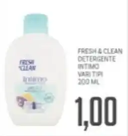 Supermercati Piccolo Fresh & clean detergente intimo offerta