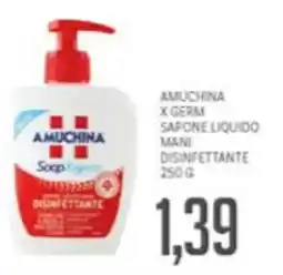 Supermercati Piccolo Amuchina x germ sapone liquido mani disinfettante offerta