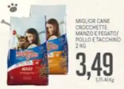 Supermercati Piccolo Miglior cane crocchette manzo e fegato pollo e tacchino offerta