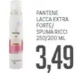 Supermercati Piccolo Pantene lacca extra forte/ spuma ricci offerta