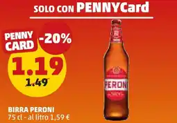 PENNY Birra PERONI offerta