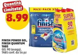 PENNY Finish power gel, finish quantum tabs offerta