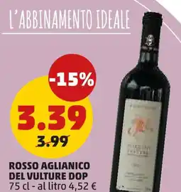 PENNY Rosso aglianico del vulture dop offerta